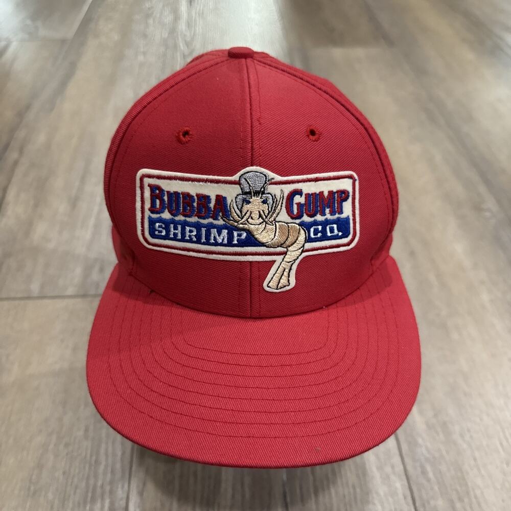 Bubba Gump Shrimp Co. Unisex-Adult One Size Cap Red Forrest Gump Hook And Loop